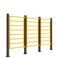 Стенка шведская Воркаут Kampfer Three-section Ladder Workout 3-1 (Черно-желтый)