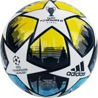 Мяч футбольный "ADIDAS UCL League St.P"арт.H57820, р.4, 32 пан, ТПУ, термосш, бело-сине-желтый