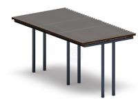 Пергола тент (прямая) - МФ 77.04.02 /с поликарбонатом/