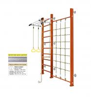 Шведская стенка Kampfer Winner Wall (№4 Вишневый Стандарт белый антик турник)