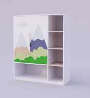 Стеллаж 8-ми секционный «Лесная сказка»