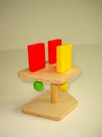 Тактильно-развивающая панель “Разноцветное домино” (3 домино, стартовая)