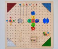 Тактильная панель с навесными элементами - 13 элементов