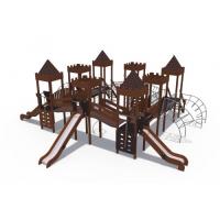 Детский игровой комплекс Сити с тремя горками (металлический скат,Н-1200 и 1500) ДИО 13072.1