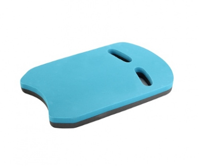 Доска для плавания AquaFitness Larsen YP-07SP р28х43х3.5 графит/бирюз.