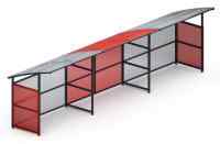 Навес для колясок (3 секции) МФ 743.01-02