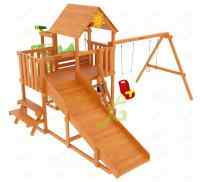 Детская площадка IgraGrad Крафт Pro 3 с зимней горкой