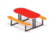 Столик детский овальный - МФ 31.01.09-01