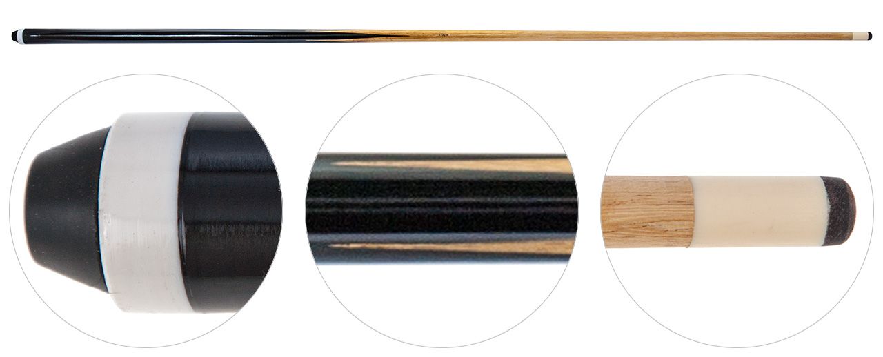 Кий / пул 1-pc "Ramin" (черный)