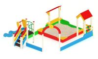 Песочный дворик с горкой ИО 07-540