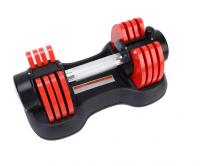 Гантель регулируемая UNIX Fit 11 кг красная