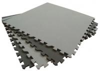 Мягкий пол разноцветный 60*60 (см) 1,44 (м2) с кромками 60МП (черно-серый)