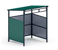 Навес контейнерной площадки для мусора (1 секция) МФ 55.02.03.1-01