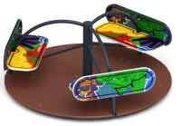 Карусель Солнышко (Граффити) - ИО 30.01.03-16.И1