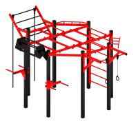 Многофункциональный спортивный комплекс (красный) МК 100.01-01