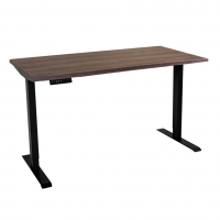 Стол с регулировкой высоты электрический LuxAlto LA-T33-2AR2 черный/дуб коричневый ЛДСП 180*80*2.5