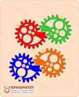 Тактильно-развивающая панель «Волшебные шестеренки №2»