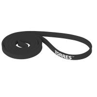 Эспандер  TORRES латексная петля  арт. AL0048, длина 208 см, шир.2,1 см, сопротивление 30 кг, чёрный