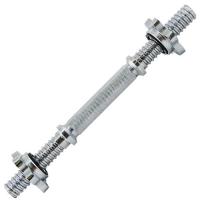 Гриф гантельный TORRES арт.PL5030, d25 мм, 35 см, сталь, замок-гайка, хром