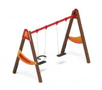Качели двойные Д2 Счастливое детство ИО 12.Д.01.02.01-П.01