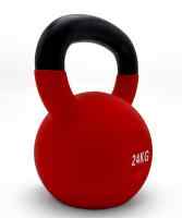 Гиря UNIX Fit виниловая 24 кг Red