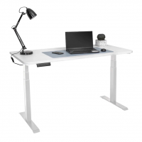 Стол с регулировкой высоты электрический LuxAlto LA-T33-2A3 белый/белый ЛДСП 180*80*2.5