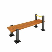 Пресс-скамья Воркаут Kampfer Straight Press Bench Workout 1-6 (Черно-желтый)