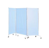 Ширма медицинская секционная с полимерными полотнами ШМПС-01-"Айболит" (4-х секц., ПВХ)