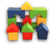 Мягкий напольный конструктор, 14 эл.