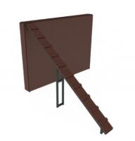 Забор с наклонной доской СО 11-001