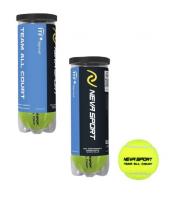 Мяч для большого тенниса NS Team All Court 124003, упаковка 3 мяча, желтый