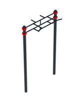 Воркаут комплекс для ГТО с турником 60 ОВ 02-122 (108)