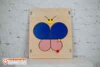 Тактильно-развивающая панель-лабиринт «Летний мотылек»