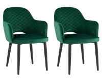 Стул Венера диамант велюр изумрудный 2 шт