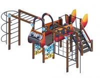 Аэроплан (мульт) - ДИК 2.03.4.02-01 - Игровой комплекс Н=1200