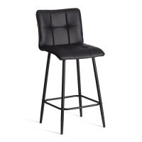 Полубарный стул  Bari/Бари экокожа, черный, 42х55х99 см