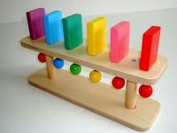 Тактильно-развивающая панель “Разноцветное домино” (6 домино)