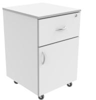 Тумба медицинская прикроватная ТМП-02.4-"Айболит" (на колесах)