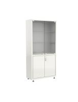 Шкаф ШМ 2.102 металлический, со стеклом, медицинский