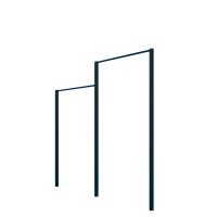 Турник Воркаут Kampfer Two-level Crossbar Light Workout 2-5 (Черно-желтый)