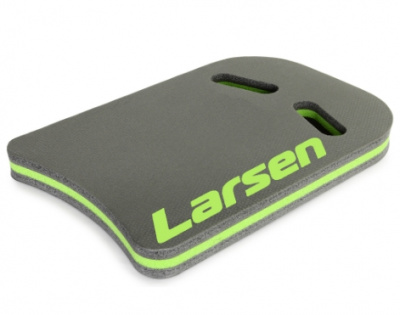 Доска для плавания AquaFitness Larsen YP-08SP р28х45х3.5 графит/лайм