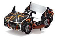 Кабриолет (черный) - Беседка машинка средняя - МФ 10.03.02-05.И1