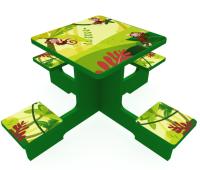 Столик детский (Обезьянки)  МФ 04-302