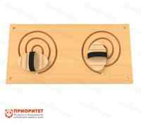 Панель-лабиринт «Рисуем ногами №6 Две воронки»