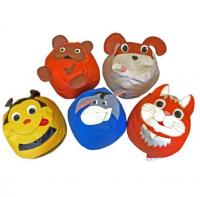 Пуф для сидения с аппликацией