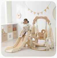 Горка с качелями UNIX Kids Car Camel