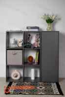 Стеллаж Вместительные полки (серый)