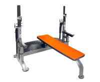 Скамья-стойка домкратная для жима лежа со страховочными упорами ПЛ-0060-F