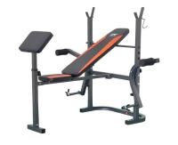 Скамья со стойками под штангу с опциями DFC D125