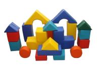 Набор детский строительный для детских комнат из 20 предметов МИНИ